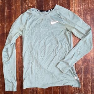 Light green Nike running top